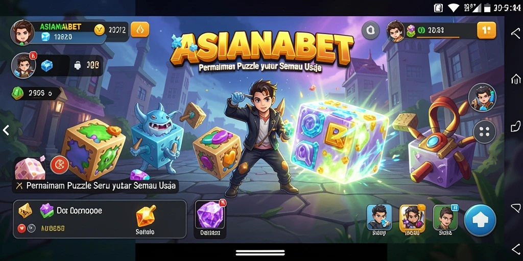 Tampilan gameplay ASIANABET yang menarik dan penuh warna.