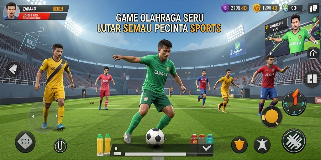 Gameplay ZARA4D yang memukau dan penuh aksi olahraga.